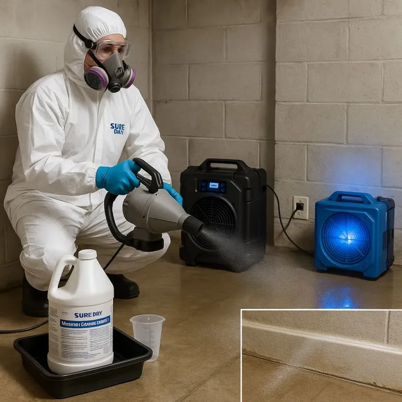 Sanitization and Odor Removal process in Edgewood, MD